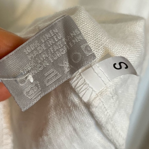 100% Linen White Dress from Canadian Company Linen Way Sz S - Picture 4 of 12